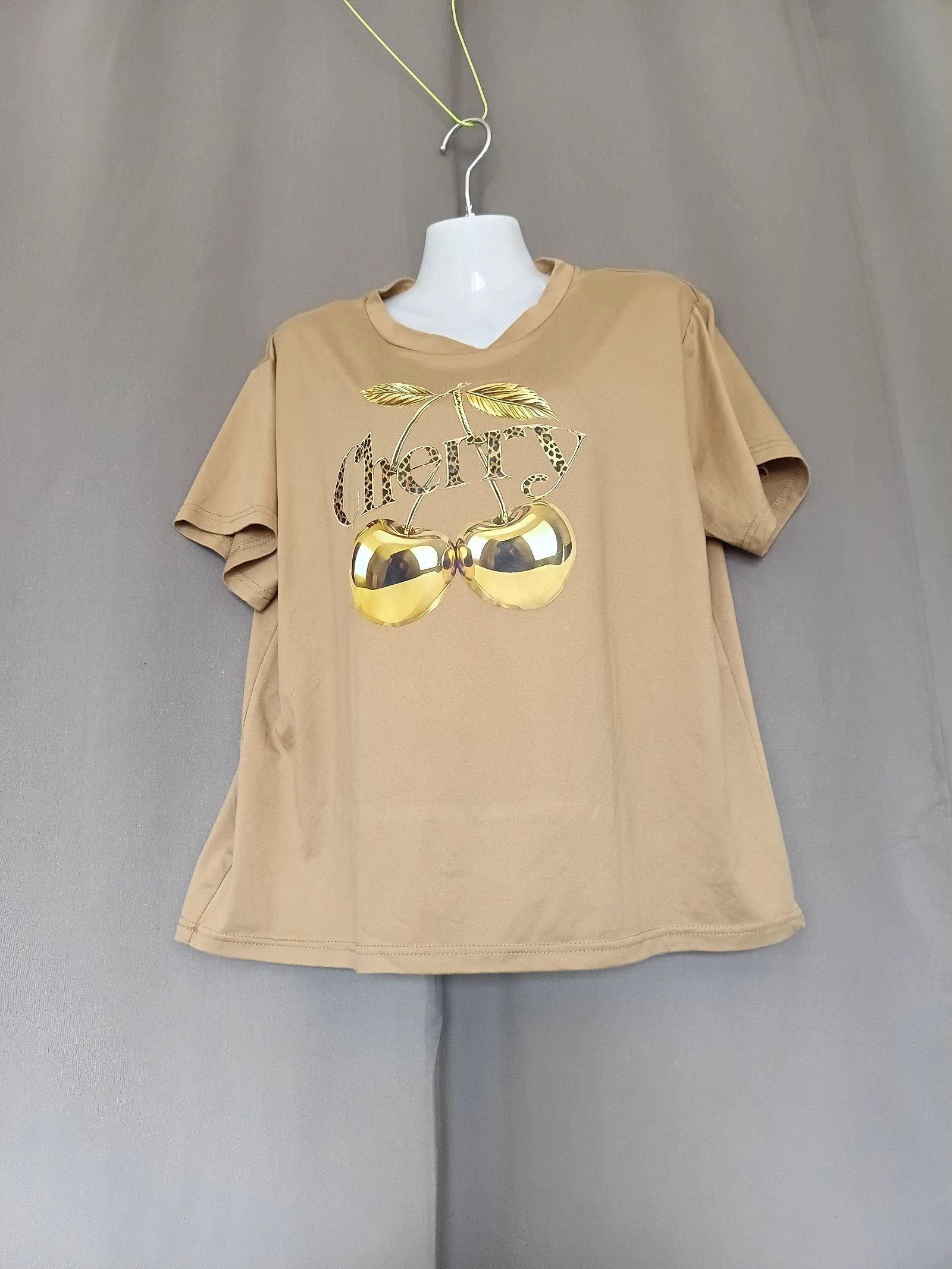 Lote de 3 camisetas de cerza y leopardo marrón 1XL – photo 3